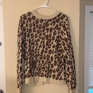Cheetah Print Sweater